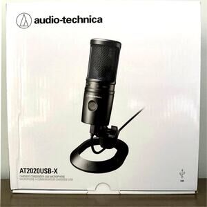 Audio-Technica AT2020USB-X Mic USB-C, Cardioid, Streaming Podcast Studio Quality
